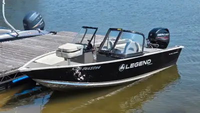 2016 (bought in 2017) Legend 15 All Sport Aluminum Fishing Boat/Family 40HP Under 100 hours Mercury...