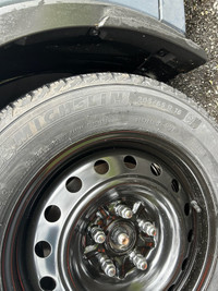 R16 summer tires on steel rims 