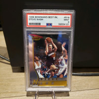 Steve nash bowmans psa 9 Rookie card