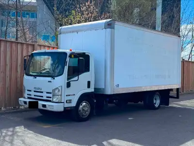 For sale 2011 ISUZU NRR 18’ BOX TRUCK. 190,980km, 19,500 GVW. Runs and drives great, ready for work....