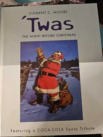 Clement C. Moore Twas The Night Before Christmas Coca Cola Santa, View more