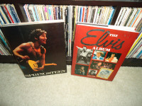 Hardcover Books: The Boss Bruce Springsteen & The King Elvis