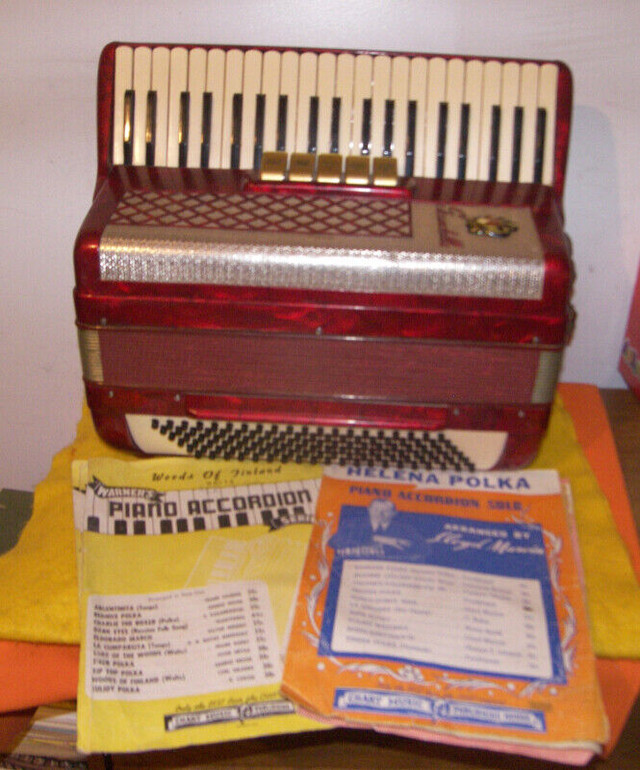 Accordion Scandalli 120 Bass With Case-Sounds Great- in Arts & Collectibles in Edmonton