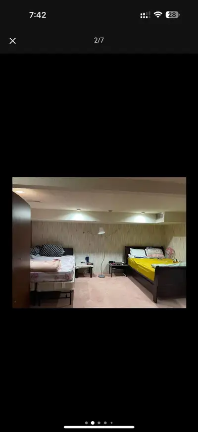 ONE STUDIO  BEDROOM BASEMENT