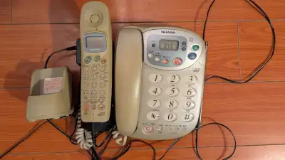 Sharp telephone cordless, View more