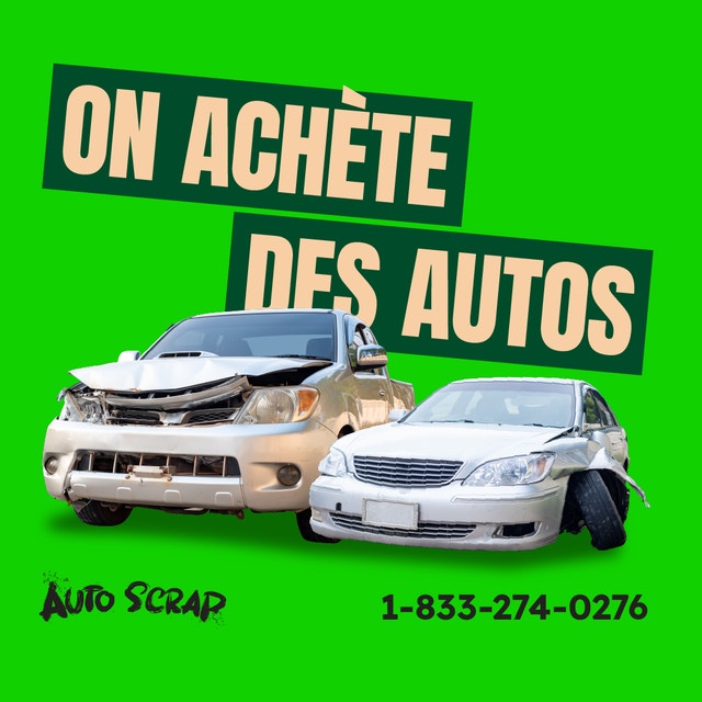 Vendez votre auto aujourd’hui dans la région de Québec !!!