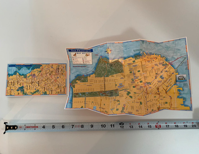 Carte de Poche Pop-Up San Francisco Pocket Map very Cool  dans Autre  à Ville de Montréal - Image 4