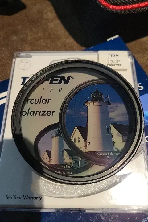 Tiffen 77VND 77MM VARIABLE ND FILTER and 77mm Circular Polarizer63005667885697124