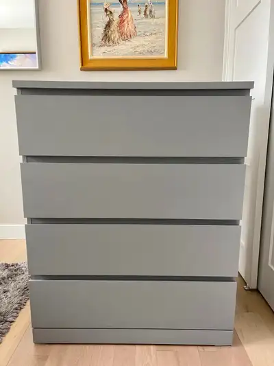 ikea malm 4 drawer dresser grey MALM chest of 4 drawers, dark grey, 80x100 cm