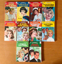 Vintage Harlequin paperbacks Nurse related