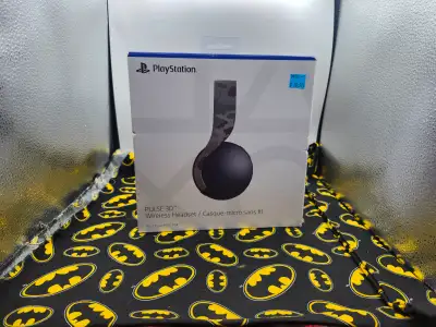 PlayStation PULSE 3D Wireless Headset - PS5 - Grey Camo (#3024), View more