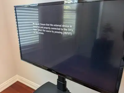 39" Panasonic 1080p 60hz LED HDTV w/stand!!, View more