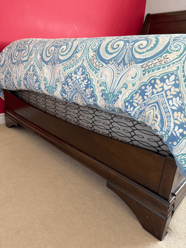 Queen Bed Frame + Nightstand – Good Condition in Beds & Mattresses in Oshawa / Durham Region - Image 3