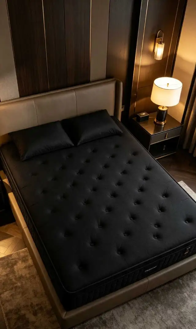 Brand New 8 inches Mattresses~Black Coloured in Beds & Mattresses in Delta/Surrey/Langley - Image 2