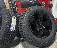 G78. Chevy Colorado / GMC Canyon Black alloy rims and tires