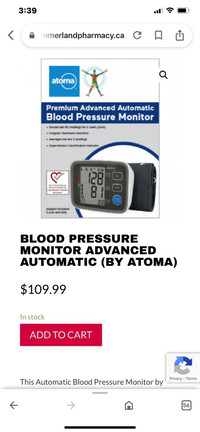 Blood pressure monitor 