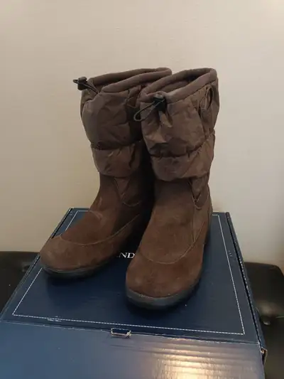 Lands End Women's Leather Winter Boots - Size 9 Brand New, View more