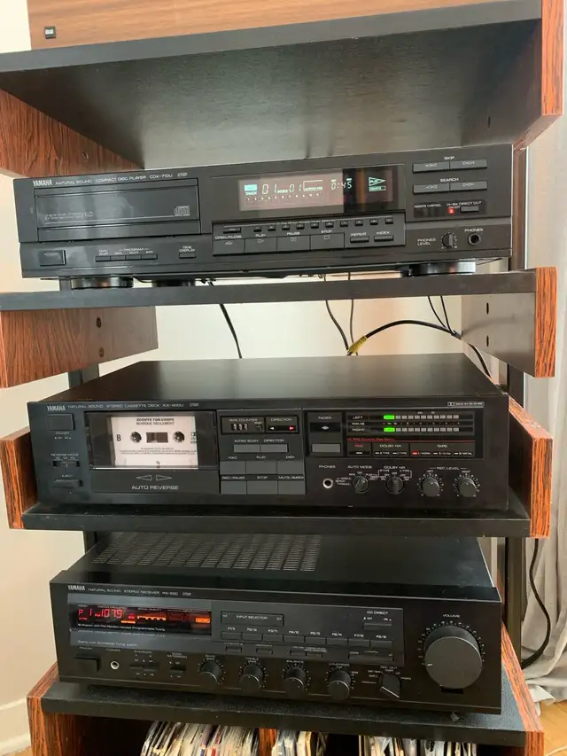 Yamaha Natural Sound RX-530, KX-400U et CDX-710U in Stereo Systems & Home Theatre in Longueuil / South Shore - Image 2