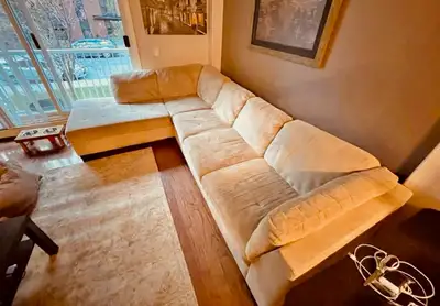 light Beige Sectional-Free Delivery , View more