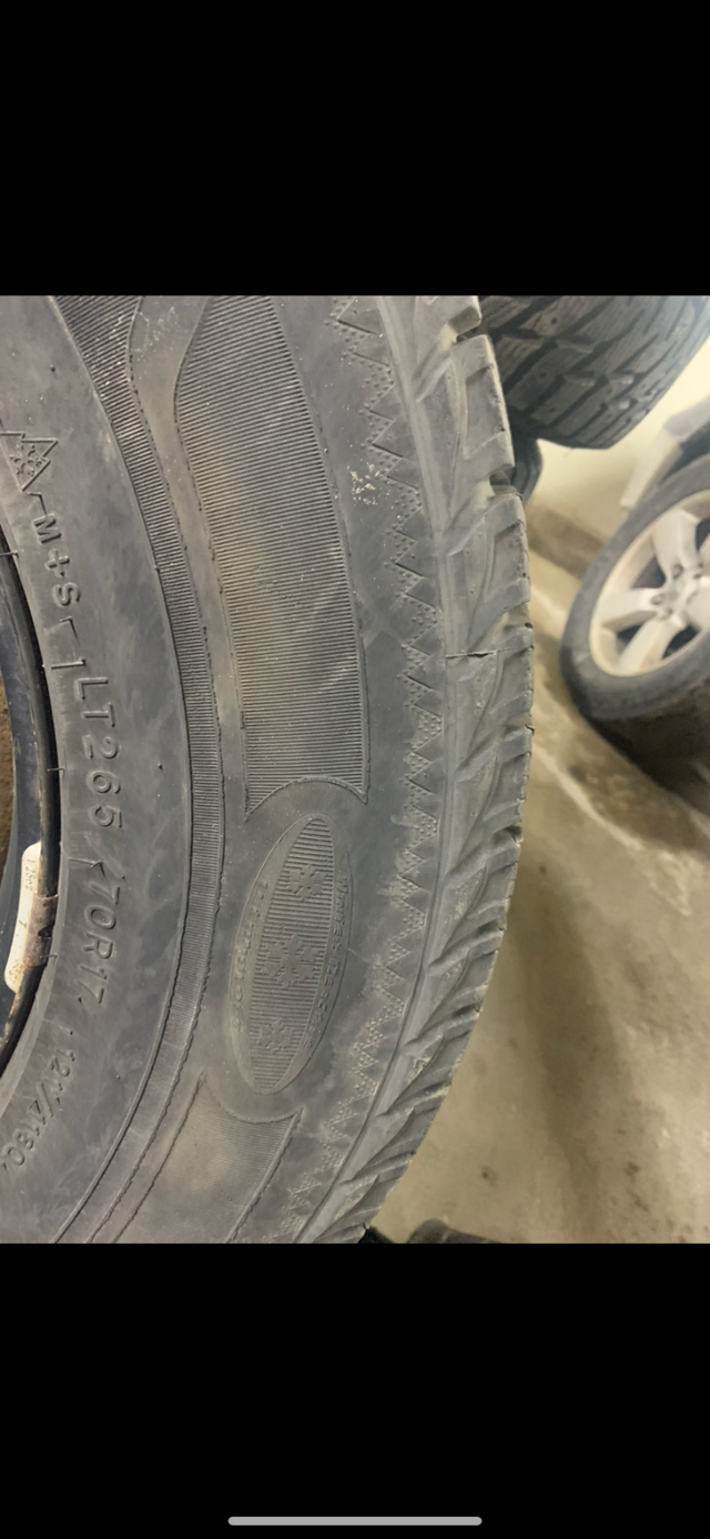 Studded winter tires on steel rims off f150 $800 in Tires & Rims in Edmonton - Image 5