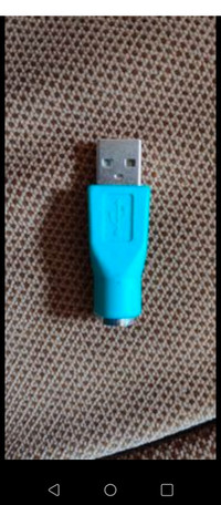PS/2 Keyboard Female to USB Male Adapter - new!