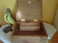 Locked Wooden Cash Box for Vendor