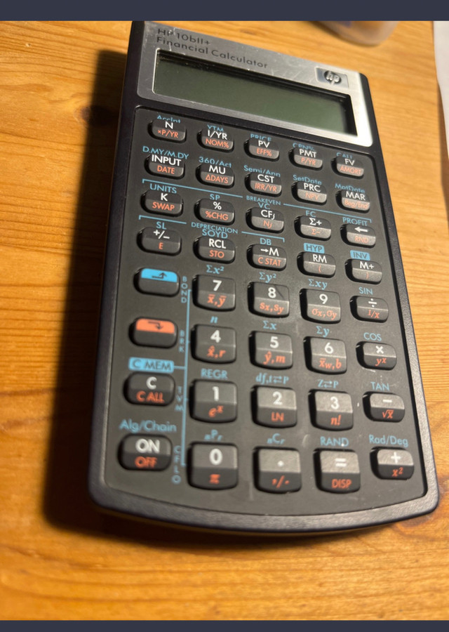 Hp 10 bII+ calculator,never used  in General Electronics in London - Image 3