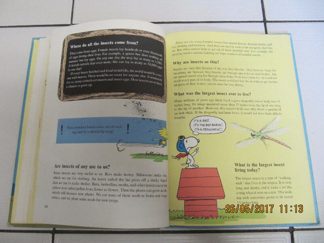 Classic Charlie Brown's Cyclopedia Volume 2 AmazingFacts Cir1980 dans Art et objets de collection  à Région de Mississauga/Peel - Image 3