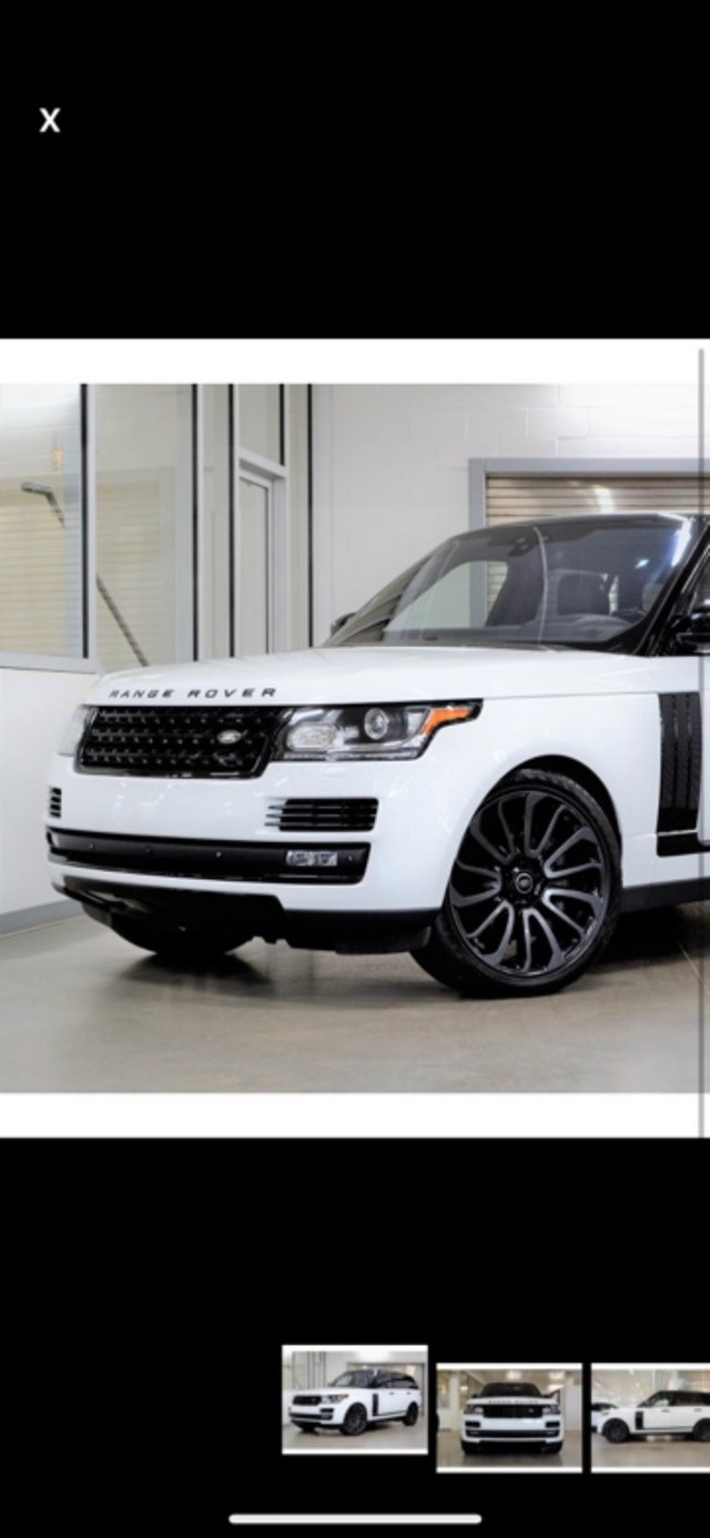 Range Rover Supercharged 2017 dans Autos et camions  à Ville de Montréal