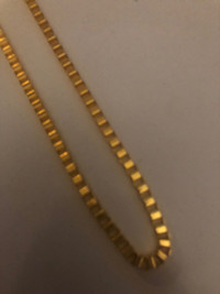 Box chain 4 mm necklace thick style 
