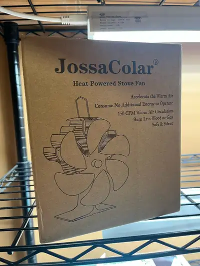 JossaColar wood burning Stove Fan and thermometer, View more