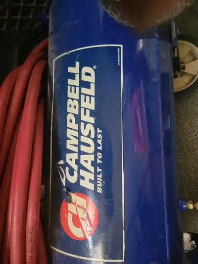 Campbell Hausfeld air compressor. High quality. 8 Gallon Works great. $200 OBO