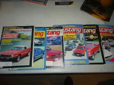 MUSTANG MONTHLY MAGAZINE LOT & COLLISION PARTS GUIDE., View more