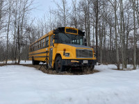2001 72 passenger Freightliner Converted Camper School Bus