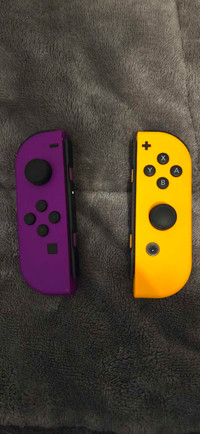 Nintendo Switch Joy Con Neon Purple Neon Orange