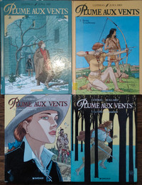 Bandes dessinées - Plume aux vents - Tomes 1 à 4 - Collection