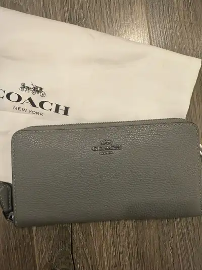 Coach leather women’s wallet , View more