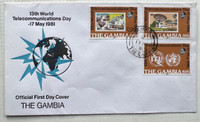 The Gambia FDC May 17 1981 13th World Telecommunications Day