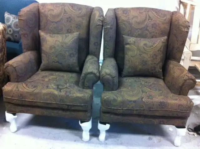 Order New Regular or Custom Made Wing Chair Made In Canada in Chairs & Recliners in Mississauga / Peel Region - Image 6