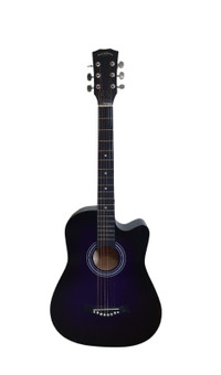 Acoustic guitar for beginners, Children 38 inch Purple with Pack