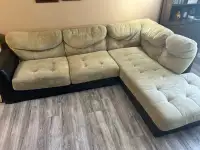 2-Piece Sectional Sofa with Right Facing chaise 