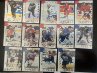 1997 Pinnacle BAP Hockey Autograph Lot Rookies & Holo Foil SP's