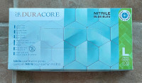 Duracore Nitrile Gloves Powder-Free, Large