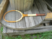 raquette de tennis vintage en bois # 3204.1