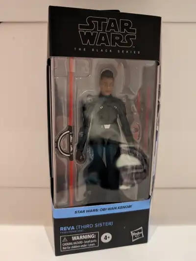 Star Wars Black Series Reva ( Third Sister) 6 inch action figure. New in box. Never opened.