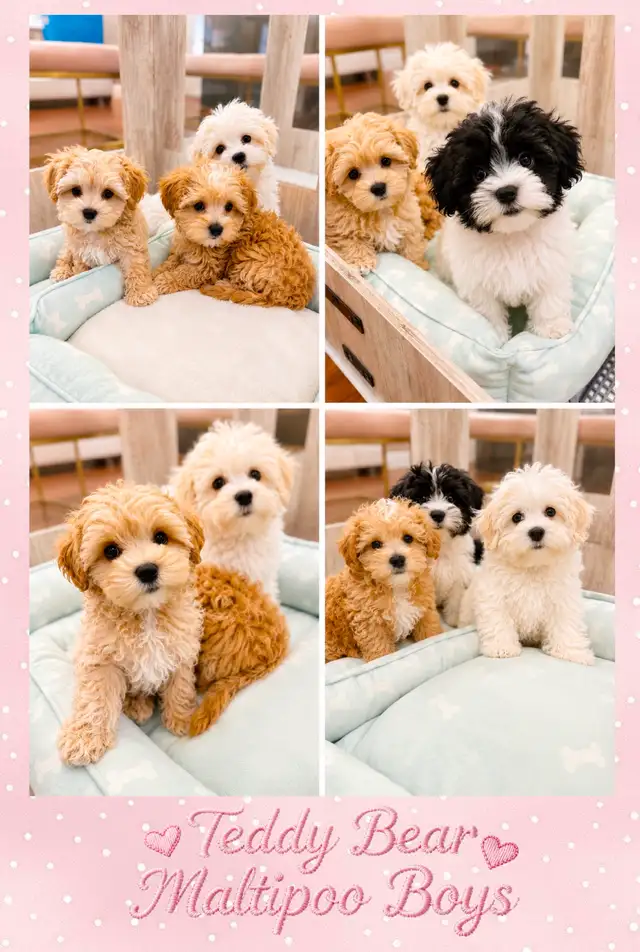 ❤️ TEDDY BEAR ❤️ MALTIPOO BABIES READY ❤️ in Dogs & Puppies for Rehoming in Victoria - Image 3