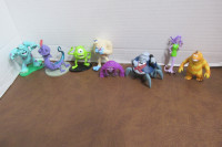 MONSTERS MONSTRES INC DISNEY LOT 8 FIGURINES *MIKE