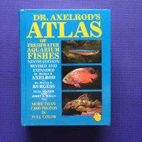 Dr Axelrod Freshwater Fish book ATLAS pour poissons