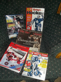 Hockey book and magazines