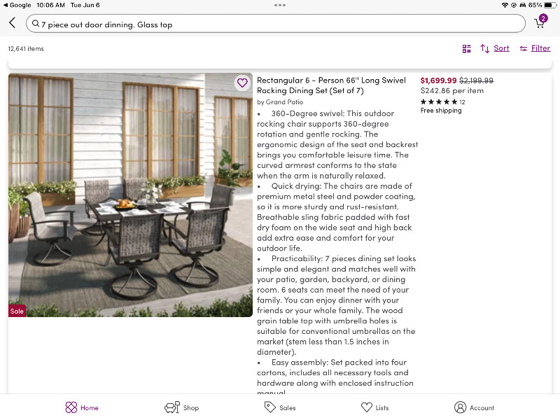 Outdoor dinning Set. 7 piece Patio & Garden Furniture Ottawa Kijiji